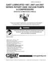 1067-2067 & 2567 Series Lubricated Vacuum Pumps and Compressors Operation & Maintenance Manual